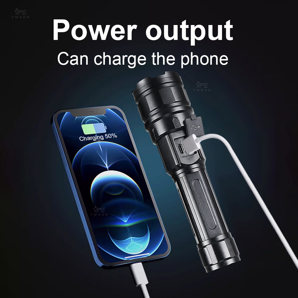 White Laser High Power Flashli - Outdoor Powerbank recension och pris