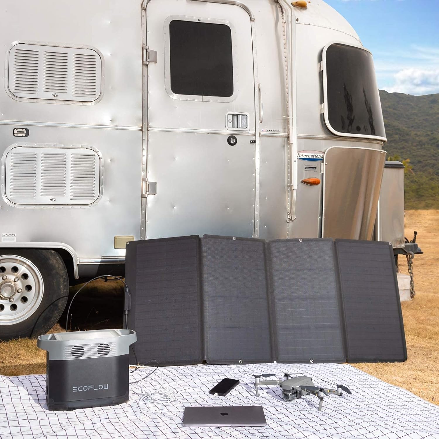 160 Watt Foldable Solar Panel  - Power Outdoor recension och pris
