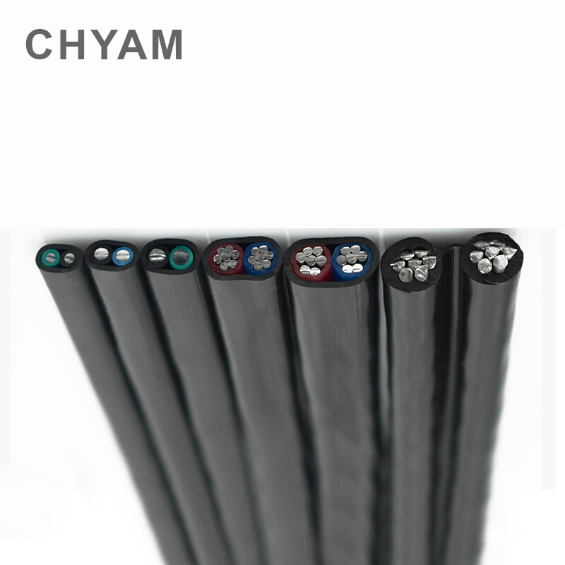 10 Meters Aluminum Wire Black  - Outdoor Power Line Cover recension och pris