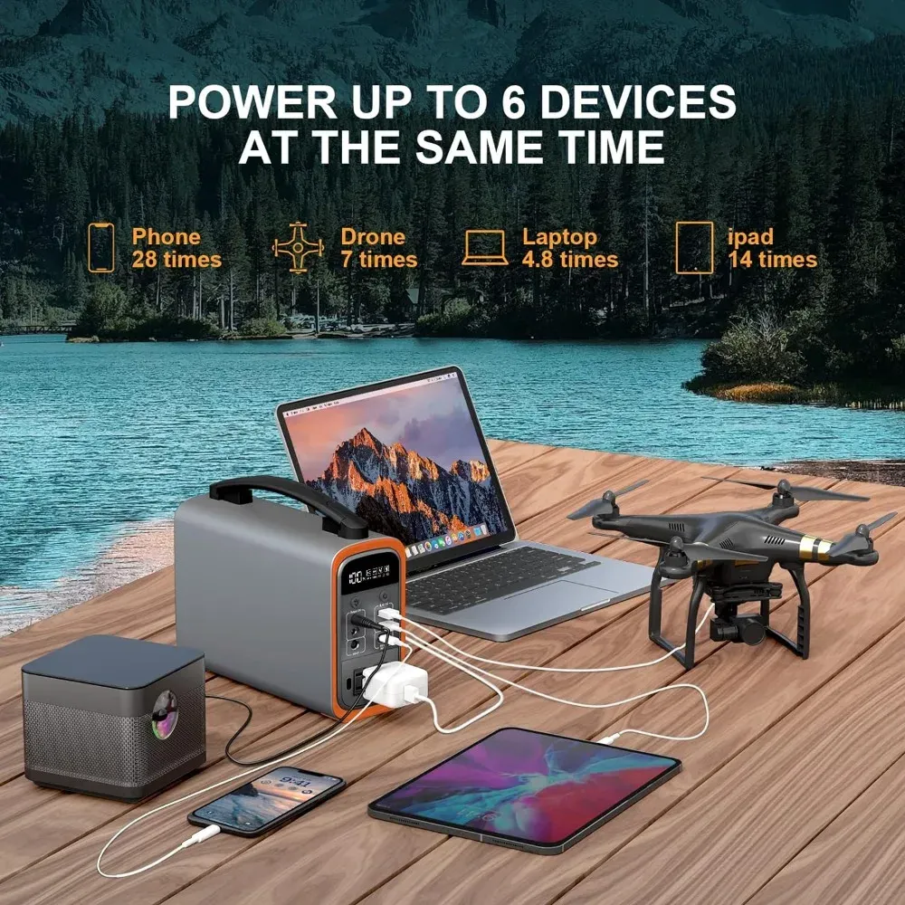 320Wh Lifepo4 Portable Power S - Outdoor Power Generator recension och pris