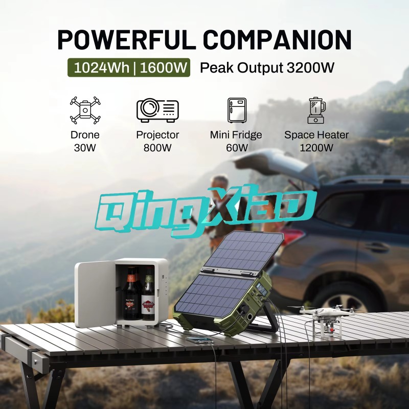 1000W Portable Solar Power Sta - Panel Power Outdoor recension och pris