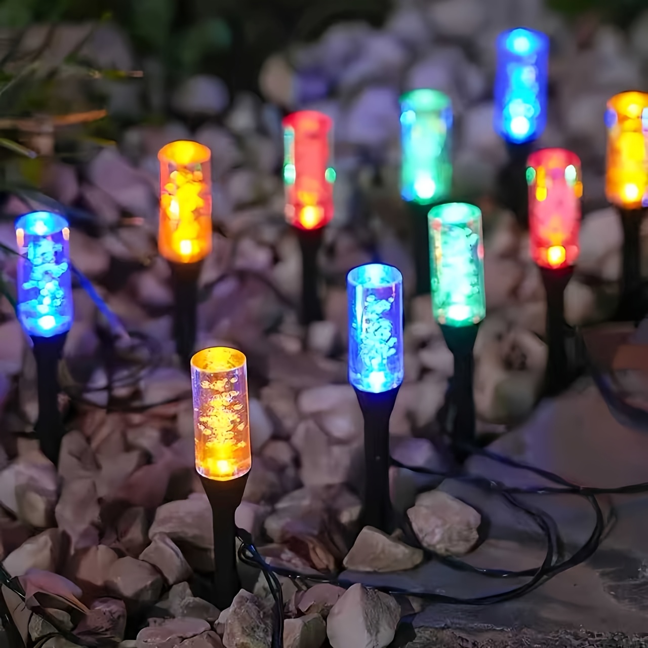Solar Bubble Tube Solar Pathwa - Outdoor Power Stake recension och pris