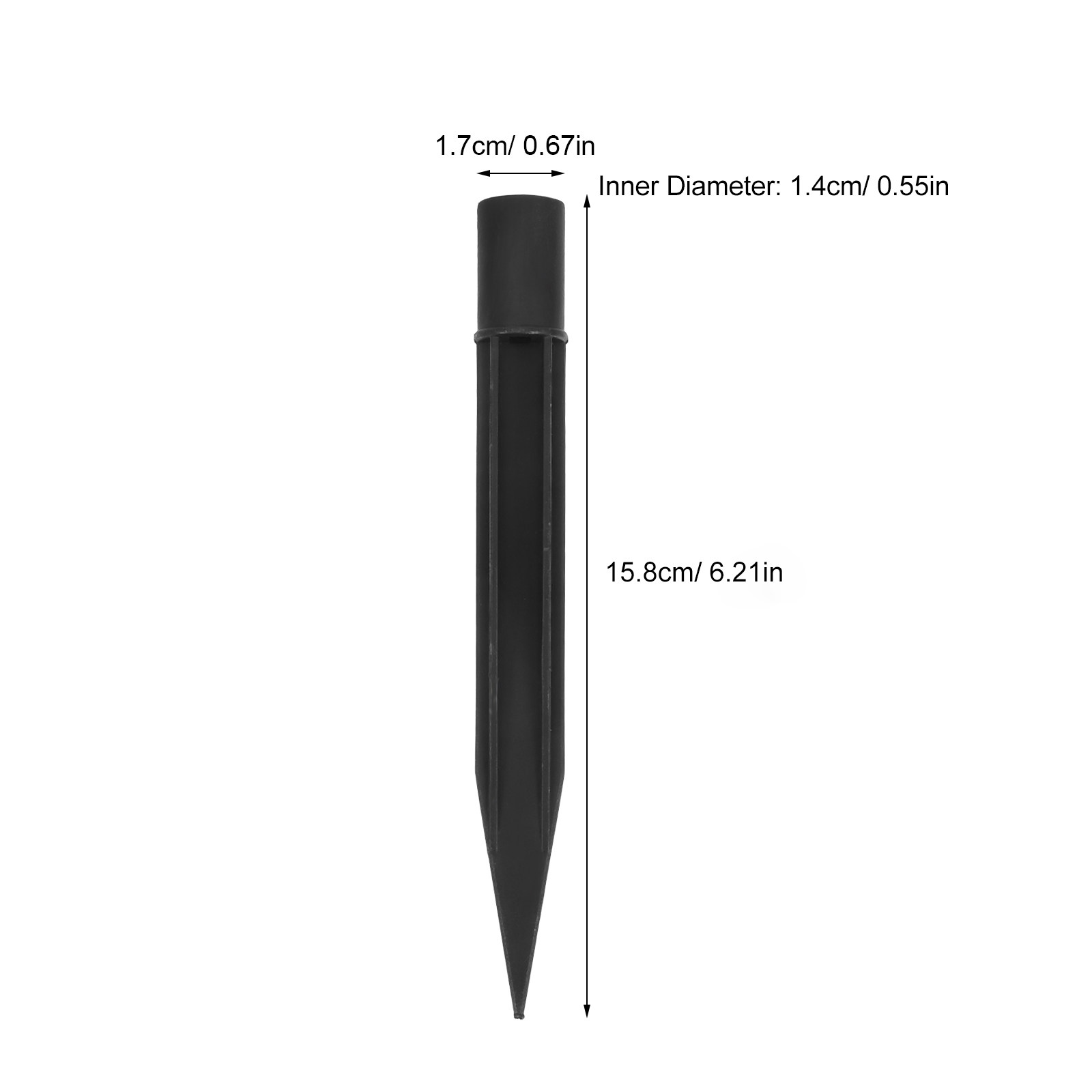 8Pcs Plastic Ground Stakes for - Outdoor Power Stake recension och pris