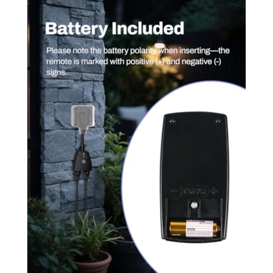 Outdoor Wireless Remote Contro - Outdoor Power Outlet With Remote Control recension och pris